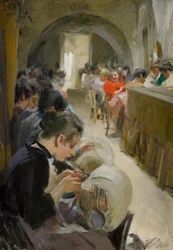 Lace-Making in Venice